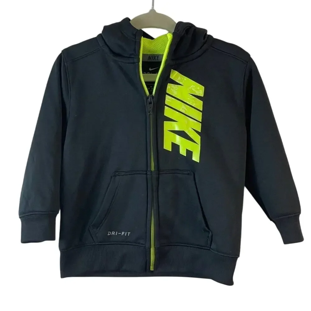 Nike Zip-Up Black Hoodie Size 12 Months